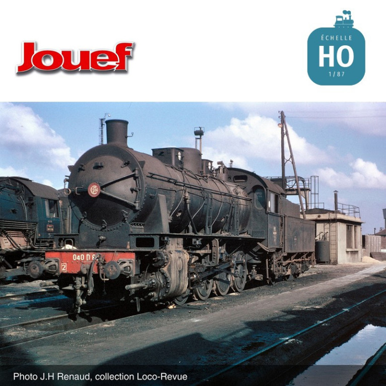 Locomotive à vapeur 040D SNCF Ep III Digital sonore HO Jouef HJ2417S - Maketis