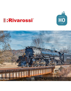 Locomotive à vapeur "Big Boy" 4014 Modèle sauvegardé avec tender à fuel Ep VI Analogique HO Rivarossi HR2884 - Maketis