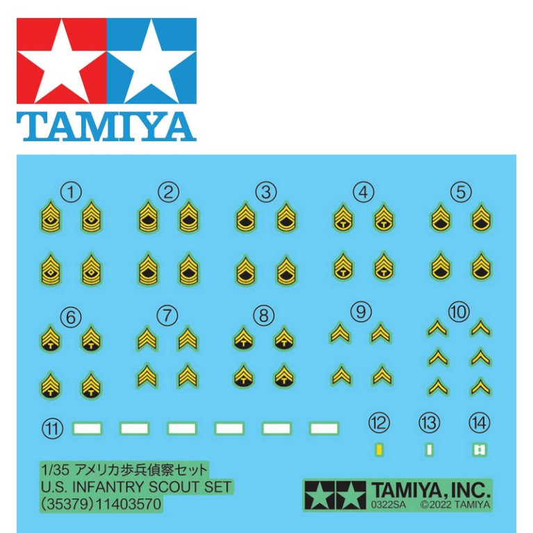 Infanterie Américaine 1944 1/35 Tamiya 35279-Maketis