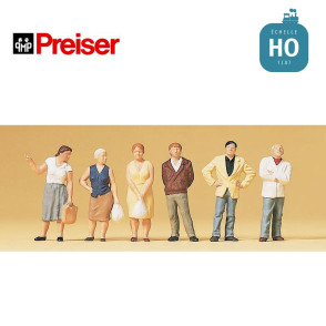 Passants style ancien HO Preiser 10451 - Maketis