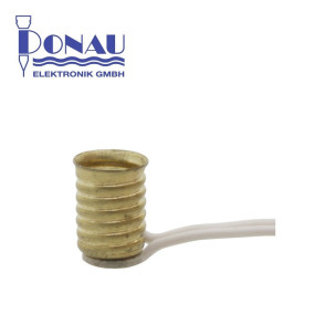 Douille pour ampoule E5,5 basse tension, avec 40 cm de fil électrique Donau 778 - Maketis