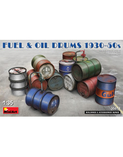 Fûts de carburant et d'huile des années 1930-50 1/35 Miniart 35613-Maketis
