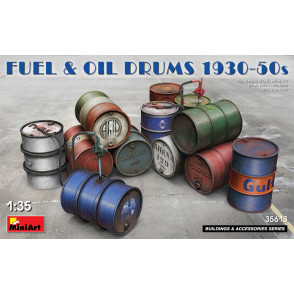 Fûts de carburant et d'huile des années 1930-50 1/35 Miniart 35613-Maketis