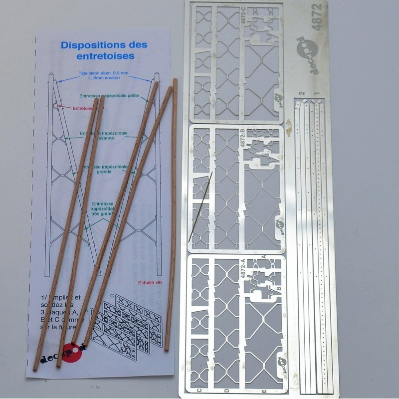 Streben für Holzpfosten [HO] Decapod 4872 - Maketis