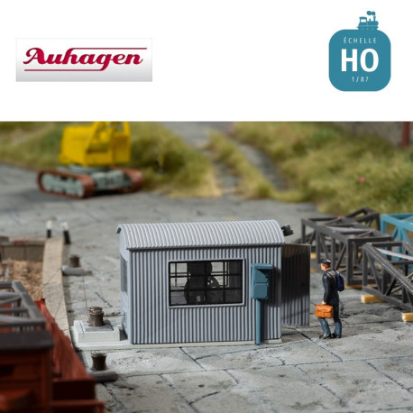 Cabestan ferroviaire fonctionnel et motorisé HO Auhagen 11468 - Maketis