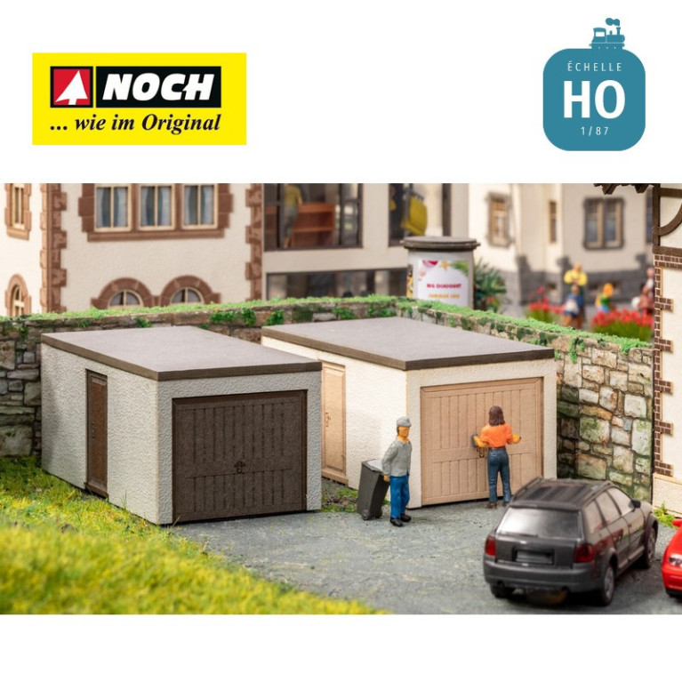Garages préfabriqués HO Noch 14319 - Maketis Garages préfabriqués HO Noch 14319 - Maketis