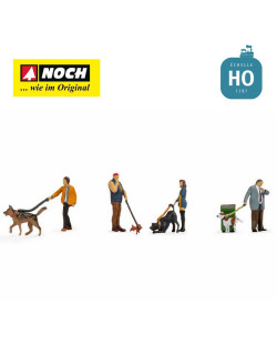 Personnes avec chiens HO Noch 15471 - Maketis