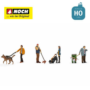 Personnes avec chiens HO Noch 15471 - Maketis