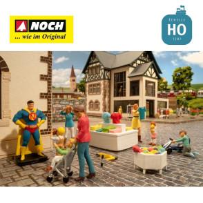 Figurines thématiques "Magasin de jouets" HO Noch 16240 - Maketis