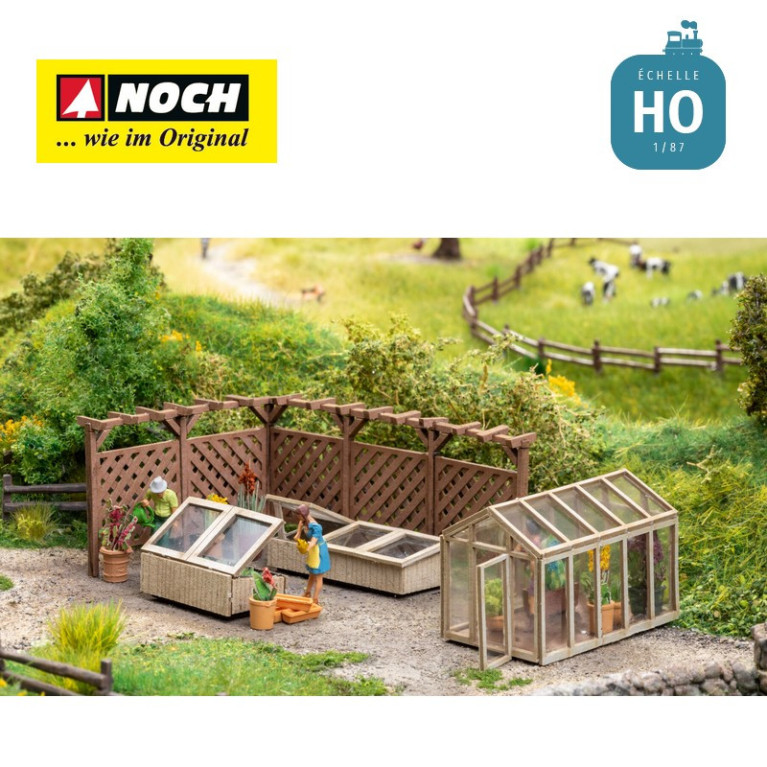 Set de décoration "Dans le jardin" HO Noch 66805 - Maketis Set de décoration "Dans le jardin" HO Noch 66805 - Maketis