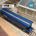 Wagon céréalier Tagnpps 102m³ VTG bleu nouvelle version EP VI HO NME 506605 - Maketis