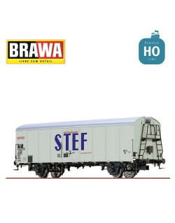 Wagon frigorifique UIC type 1 Hlv "STEF" SNCF Ep III HO Brawa 50516 - Maketis