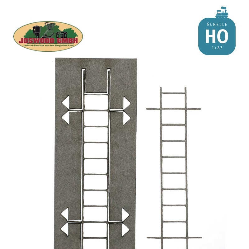 Iron ladder, 5 pieces Joswood JW40023 - MAKETIS