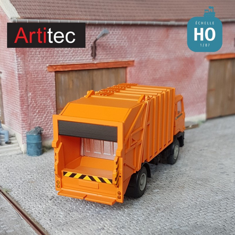 Camion à ordures - Orange