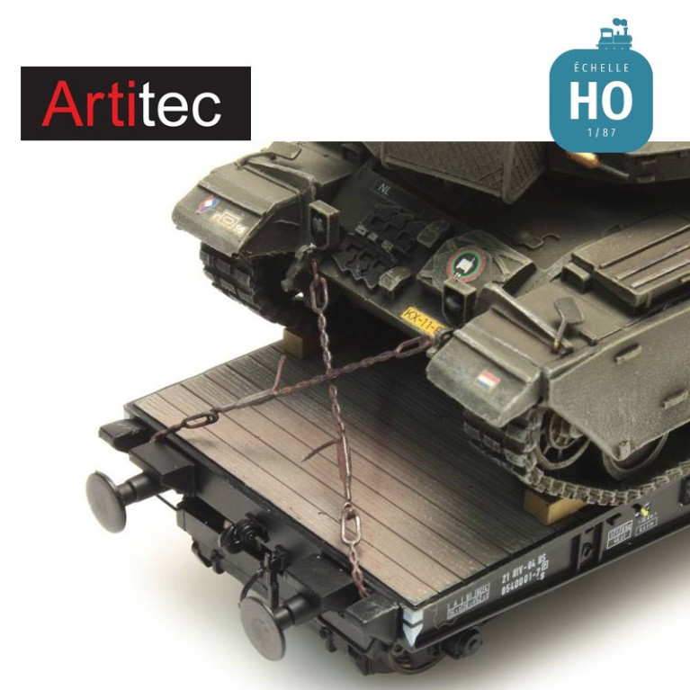 Chaînes pour chargement de transport militaire HO Artitec 387.300-Maketis