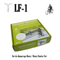 Set de démarrage Basic Magnorail + 1 cycliste prêt à rouler HO LF-1