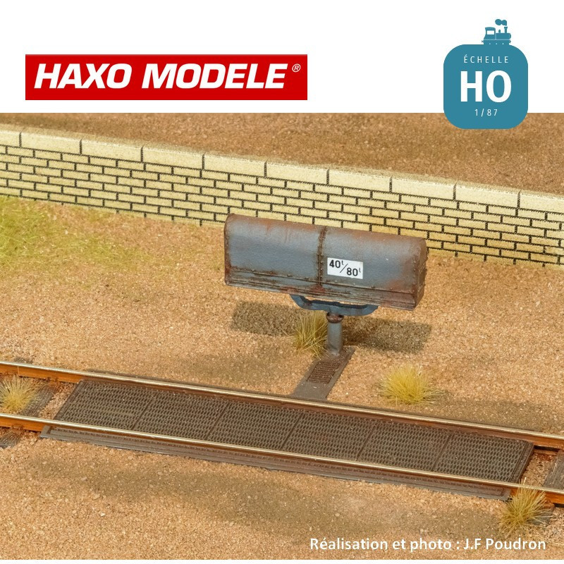 Bascule à peser avec mécanisme intérieur + décalques HO Haxo Modèle HM45017 - Maketis