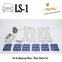 Set de démarrage Basic Magnorail + 2 curseurs pour véhicules HO LS-1