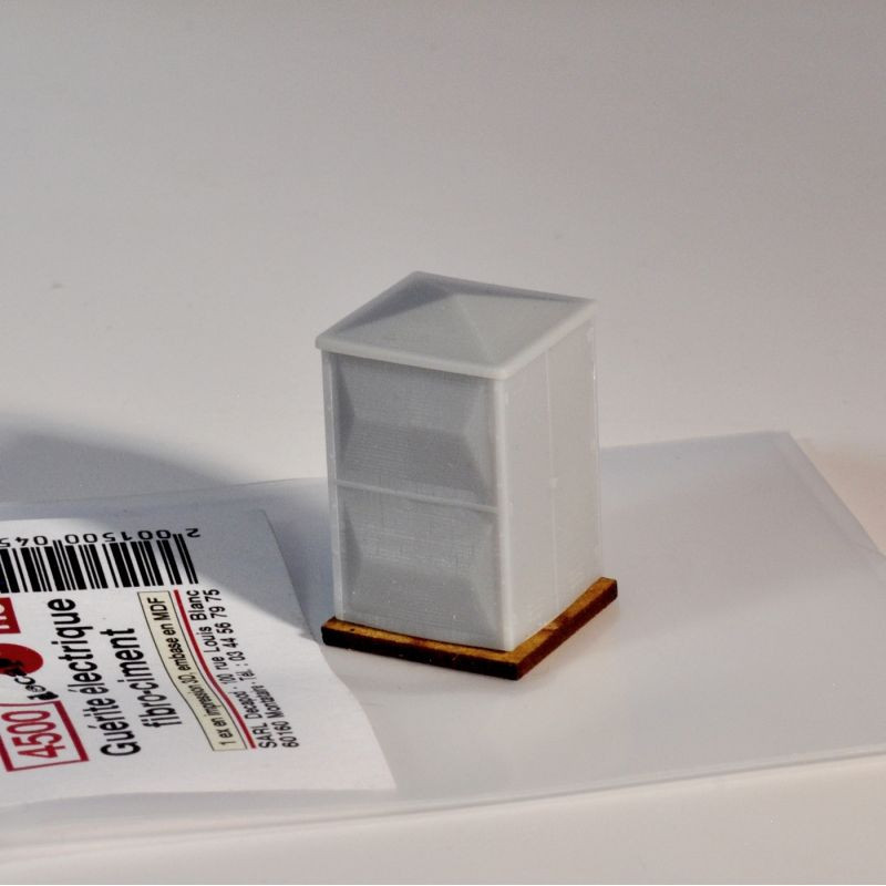 Guérite électrique fibro-ciment HO Decapod 4500 - Maketis