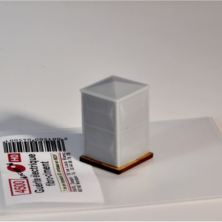 Guérite électrique fibro-ciment HO Decapod 4500 - Maketis Guérite électrique fibro-ciment HO Decapod 4500 - Maketis