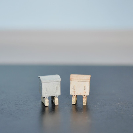 Metallische Batteriekästen PM HO Decapod 4538 - Maketis