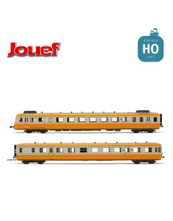 Autorail diesel X2700 orange gris SNCF Ep IV Digital son HO Jouef HJ2388S - Maketis