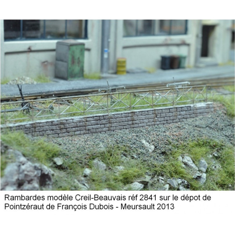 Rambardes modèle Creil-Beauvais HO Decapod 2841 - Maketis
