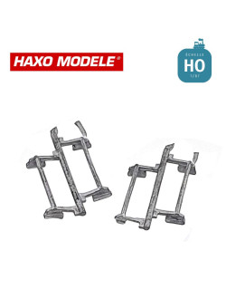 Sabot de frein wagon à essieux 4 paires HO Haxo Modèle HM44014  - Maketis