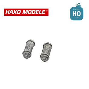 Réservoir d'air auxiliaire pour cylindre frein ref 44013 2 pcs HO Haxo Modèle HM44016 (Fin de série)  - Maketis