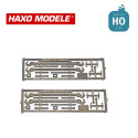 Attelages à vis économiques 2 paires en kit HO Haxo Modèle HM44052 - Maketis