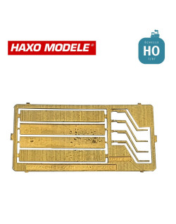 Marchepieds wagon couvert 2 pcs HO Haxo Modèle HM44066  - Maketis