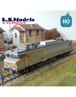 Locomotive CC 6568 gris béton/orange SNCF Ep IV-V Digital son HO LS Models 10333S - Maketis