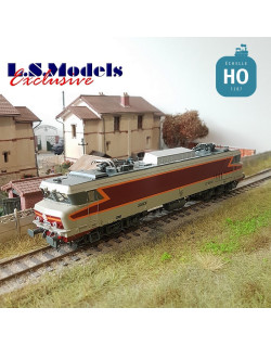 Locomotive CC 6510 gris béton/orange Arzens SNCF Ep IV-V Digital son HO LS Models 10334S - Maketis