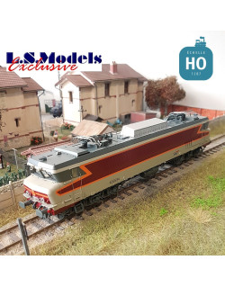 Locomotive CC 6534 Gris béton/rouge Arzens SNCF Ep V-VI Digital son HO LS Models 10330S