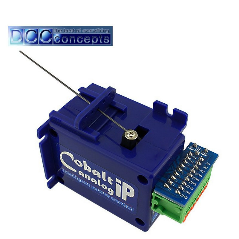 Moteur d'aiguillage Cobalt iP Analog DCCconcepts DCP-CB1iP - Maketis