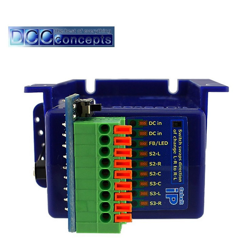 Moteur d'aiguillage Cobalt iP Analog DCCconcepts DCP-CB1iP - Maketis