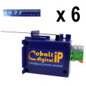 Moteur d'aiguillage Cobalt iP Digital (6 pcs) DCCconcepts DCP-CB6DiP