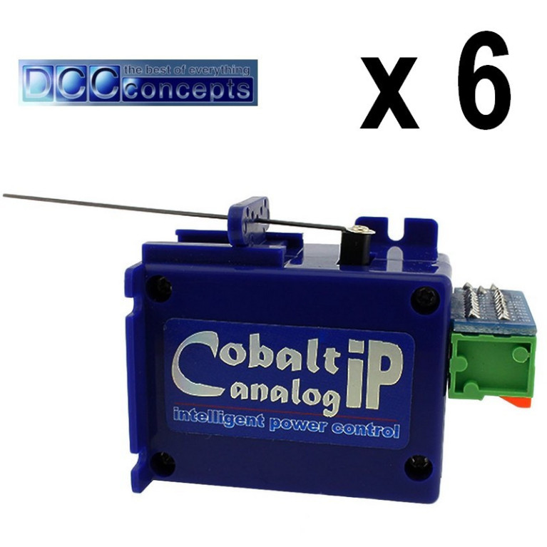 Moteur d'aiguillage Cobalt iP Analog (6 Pcs) DCCconcepts DCP-CB6iP - Maketis Moteur d'aiguillage Cobalt iP Analog (6 Pcs) DCCconcepts DCP-CB6iP - Maketis