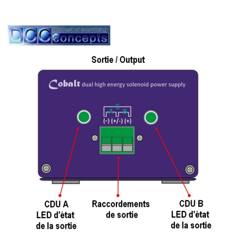 Boitier d'alimentation avec double Unité de décharge capacitive High Power DCCconcepts DCP-CDU-2 - Maketis