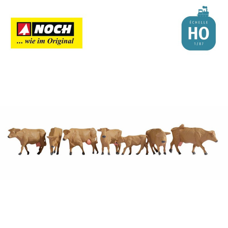 Vaches brunes HO Noch 15727Vaches brunes HO Noch 15727 - Maketis Vaches brunes HO Noch 15727Vaches brunes HO Noch 15727 - Maketis