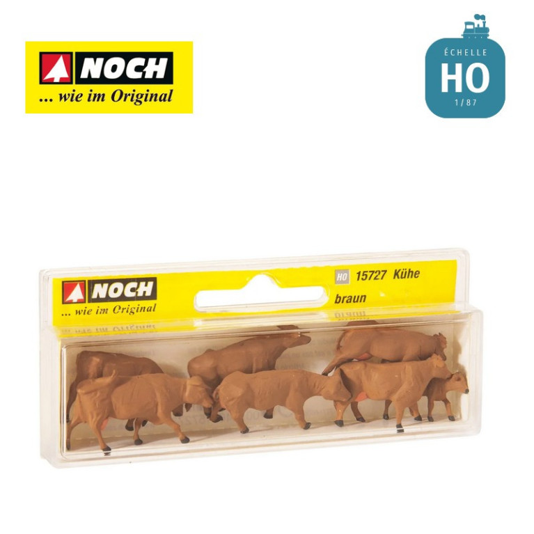 Vaches brunes HO Noch 15727Vaches brunes HO Noch 15727 - Maketis Vaches brunes HO Noch 15727Vaches brunes HO Noch 15727 - Maketis