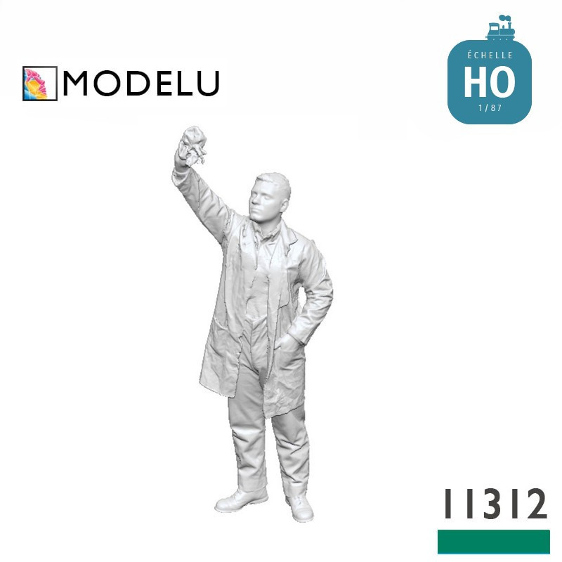 Nettoyeur d'étable 2 HO Modelu 11312-087 - Maketis