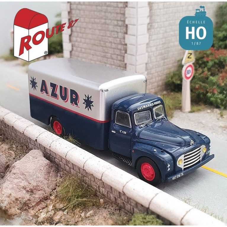 Citroën 55 fourgon Azur HO Route 87 Haxo Modèle RO1018 - Maketis Citroën 55 fourgon Azur HO Route 87 Haxo Modèle RO1018 - Maketis