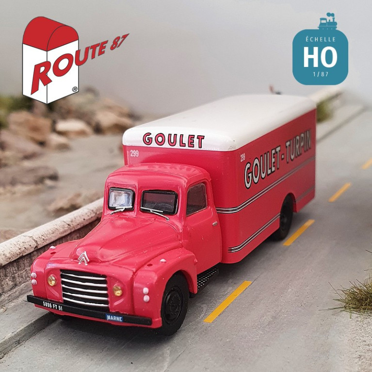 Citroën 55 fourgon Goulet Turpin HO Route 87 Haxo Modèle RO1009 - Maketis