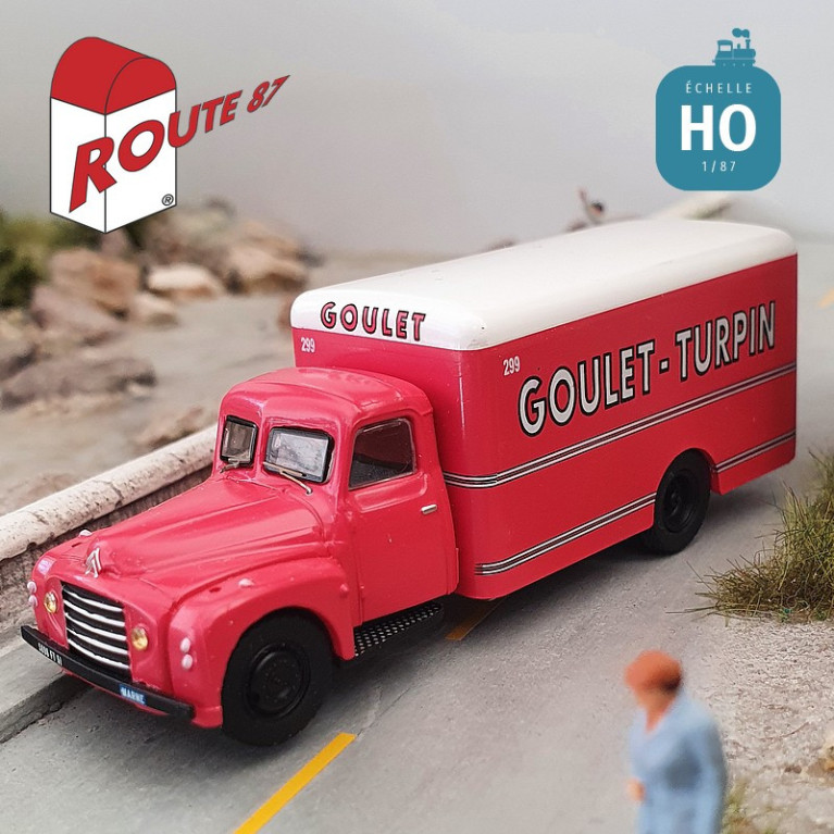 Citroën 55 fourgon Goulet Turpin HO Route 87 Haxo Modèle RO1009 - Maketis Citroën 55 fourgon Goulet Turpin HO Route 87 Haxo Modèle RO1009 - Maketis