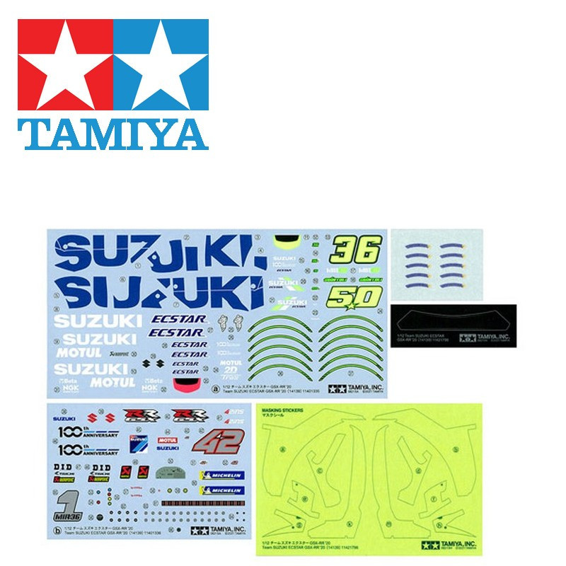 Suzuki Ecstar GSX-RR 20 1/12 Tamiya 14139 - Maketis