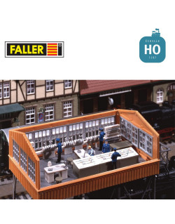 Aménagement intérieur de poste d’aiguillage HO Faller 120118 - Maketis