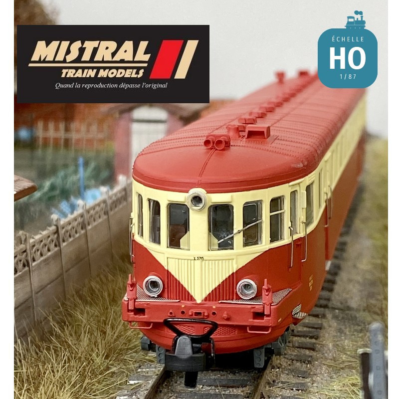 Autorail diesel de Dietrich X-3715 SNCF Ep IV Analogique HO MISTRAL 21-05-S003-Maketis