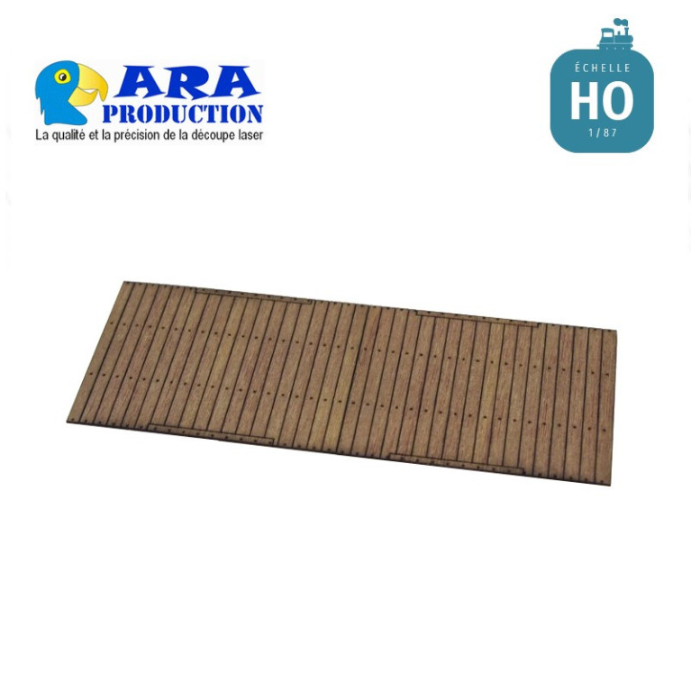 Plancher bois pour wagon tombereau OCEM 29 L ARA Production HO.PLA19508A-Maketis Plancher bois pour wagon tombereau OCEM 29 L ARA Production HO.PLA19508A-Maketis