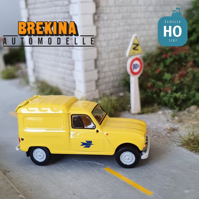 Renault 4L fourgonnette 1961 PTT HO Brekina 2421 - Maketis